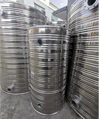 Tangki air bergaris terisolasi stainless steel ketebalan 50mm untuk industri
