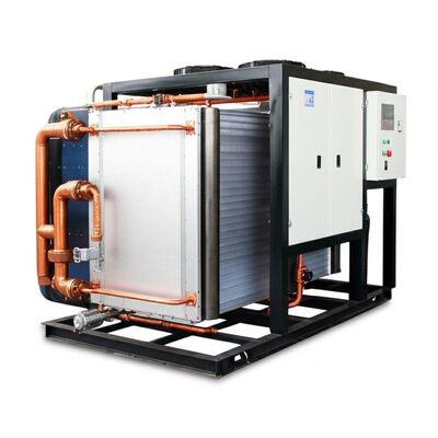 Mesin pendingin air 60Hz50Hz Mengintegrasikan pertukang panas piring kondensor Cocok untuk berbagai proses industri