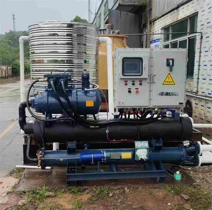 JLSW-30AD Explosion Proof Water Chiller, Screw Water Cooling Chiller Untuk Pembuatan Minyak